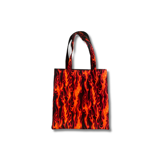 Flames tote bag