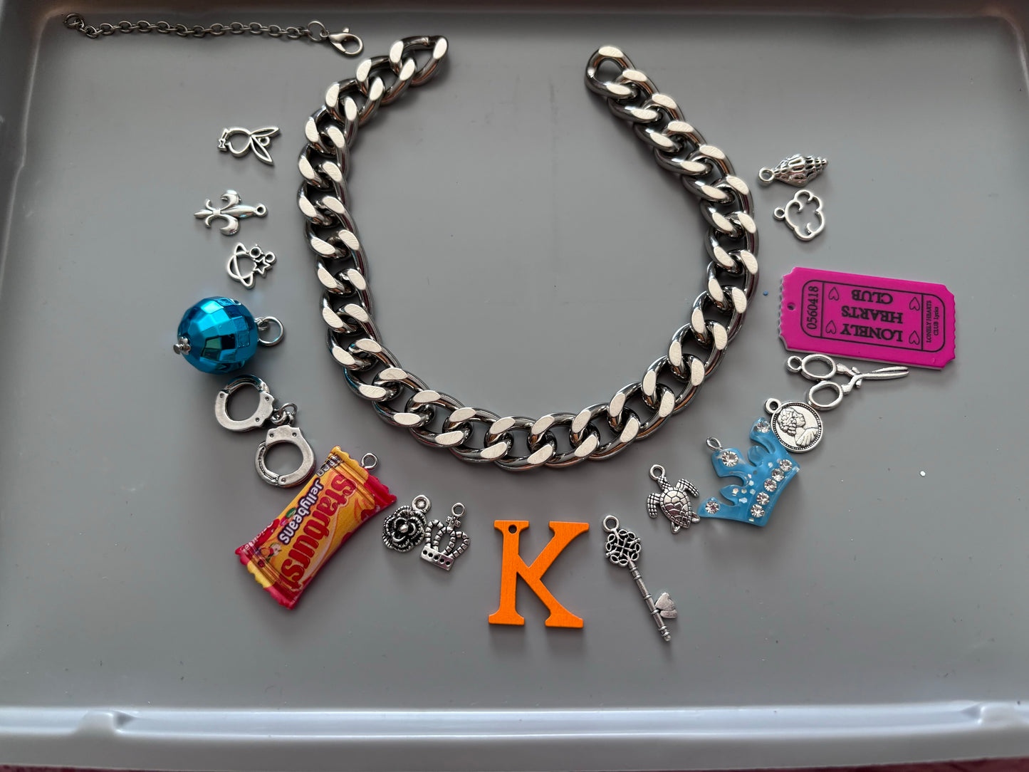 Chunky Charm Necklace