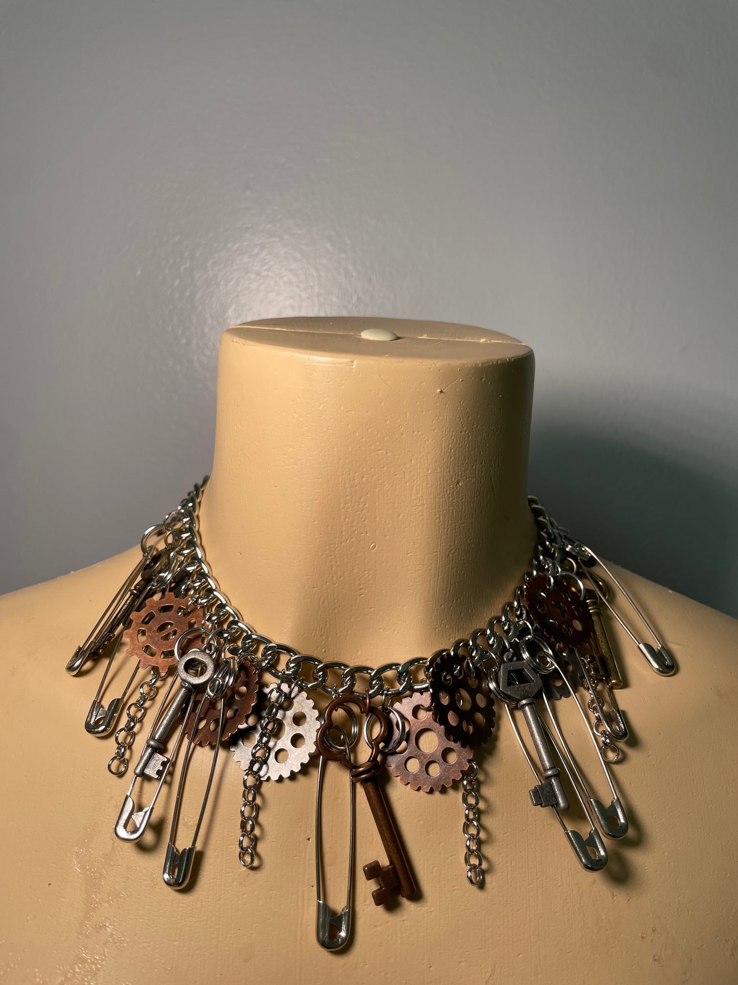 Hardware junk necklace