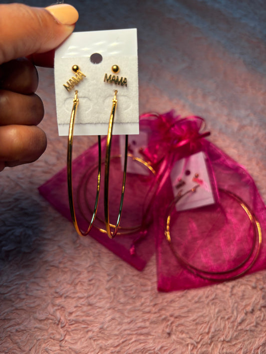 Mama earring set